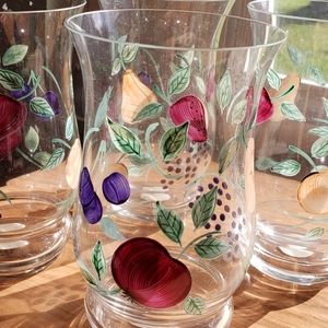 Princess House Kitchen - 4 brand new orchard medley glasses Princess House Kitchen - 4 brand new orchard medley glasses